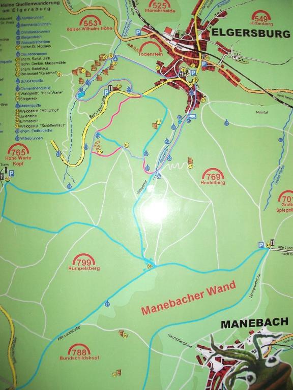 Hotel Am Wald -Garni- Elgersburg ภายนอก รูปภาพ